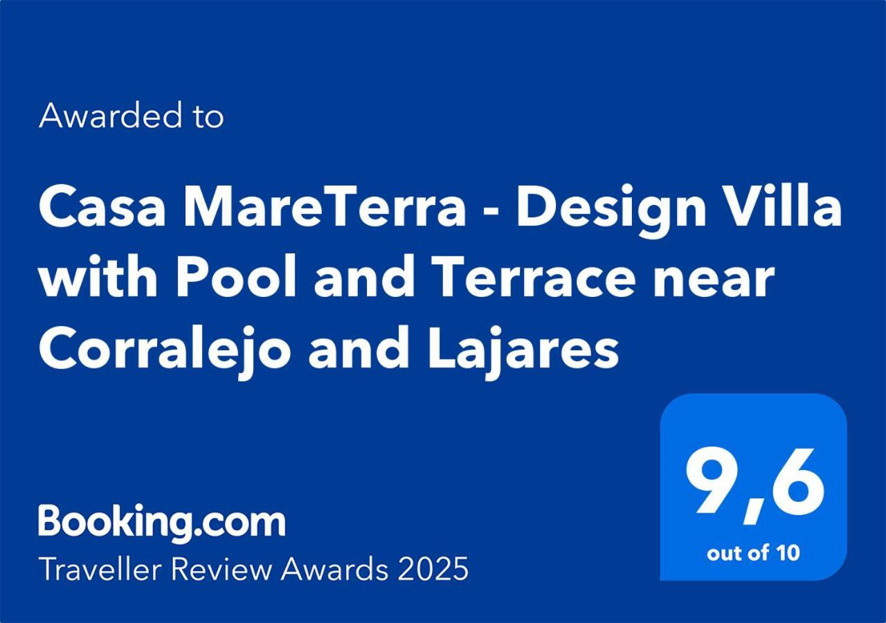 Casa Mareterra - Design Villa With Pool And Terrace Near Corralejo And Lajares Екстер'єр фото